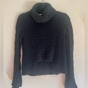 525 America women’s black turtleneck sweater